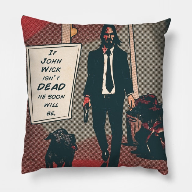 John Wick Pillow by lopescodesign