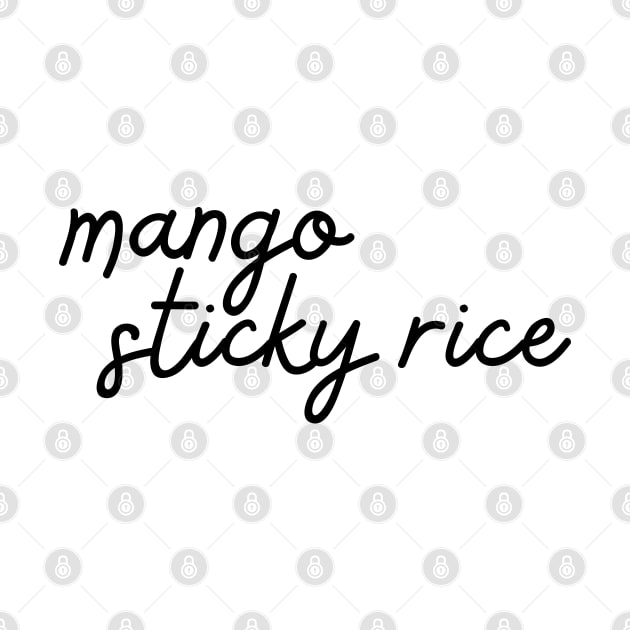 mango sticky rice - black by habibitravels