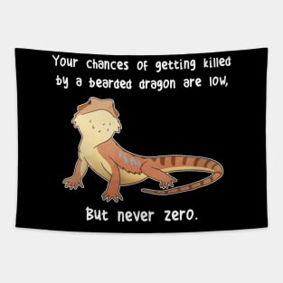 Bearded Dragon Lizard Reptile Never Zero Tapestry