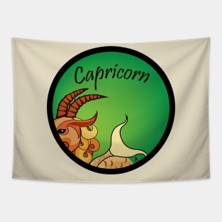 Capricorn Zodiac Astrology Tapestry