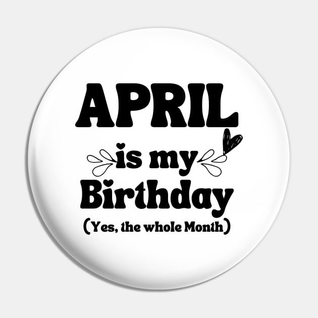 April Birthday Pin by Xtian Dela ✅