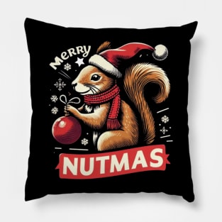 Merry Squirrelly Christmas: MERRY NUTMAS Pillow