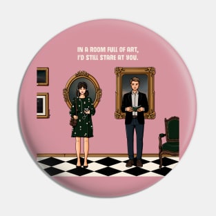 Art lovers Pin