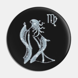 Virgo Zodiac Astrology Horoscope Birthday Pin