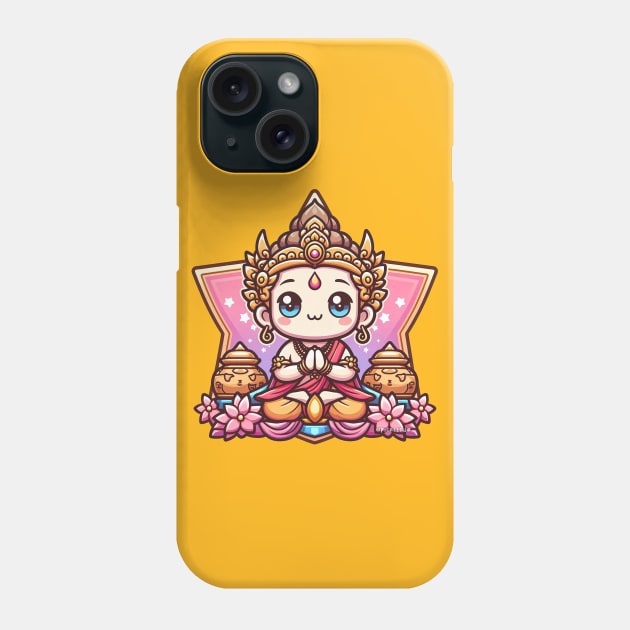 Vidyaraja Cute Cartoon Phone Case by Pickledjo