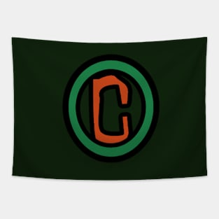 Cate's Superhero Logo Tapestry