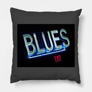 Blues Exit Pillow