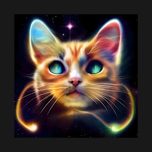 Space Cat Nyabula - Tabby Delos T-Shirt