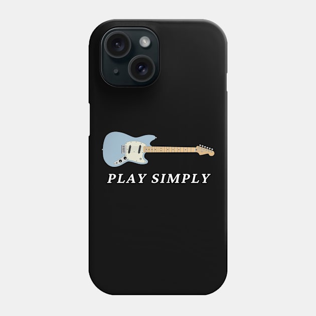 Play Simply Electric Guitar Phone Case by nightsworthy