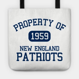 Property of New England Patriots Tote