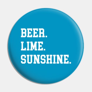 Beer Lime Sunshine Pin