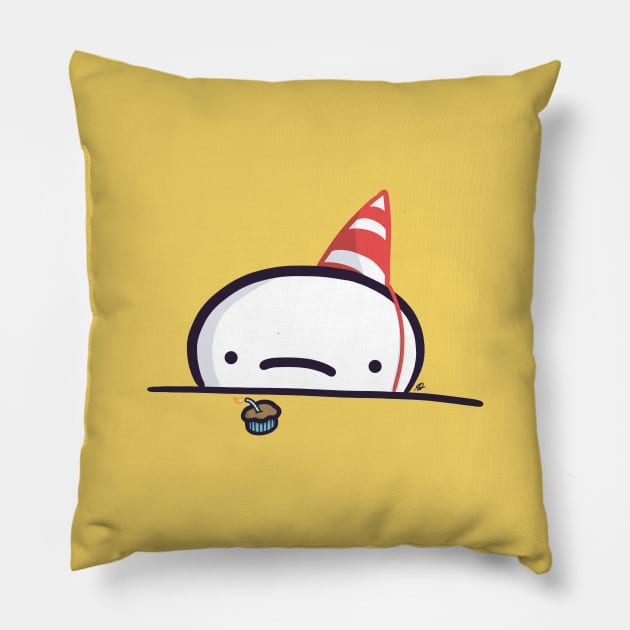 Lonely Birthday Pillow by ellipticaldesigns