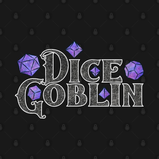 Dice Goblin Purple Galaxy Dice by ViolaVixi