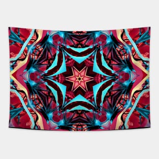 Pink Kaleidoscope Tapestry