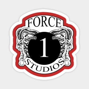 Force 1 studios Black & White Magnet