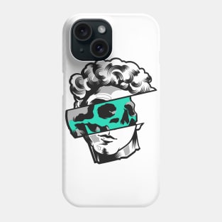 Glitched Renaissance Face - Classical Art sculpture Phone Case