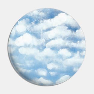 Cloudy Mornings Pin