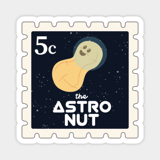 The Astro Nut | Funny Gift Ideas | Space Postage Stamp Magnet