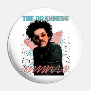 The Darkness // Frankie Poullain Fan Art Retro Design // Vintage Pin