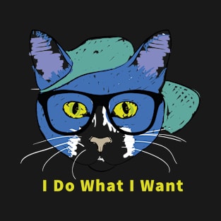 I Do What I Want Cat T-Shirt