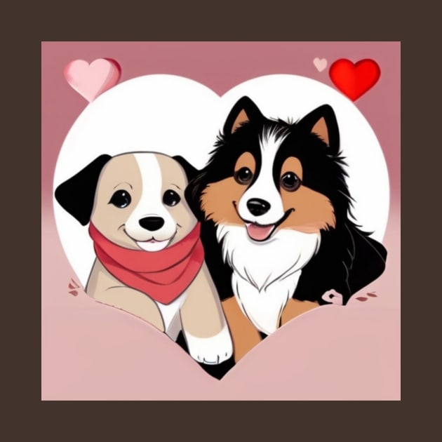 little couple of puppies: Pawsome Pups & puppy-tastic Decor by benzshope