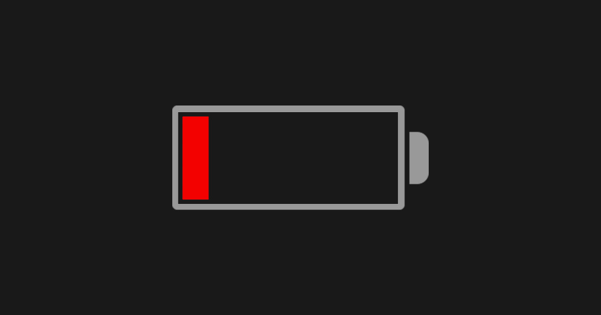 Low battery power