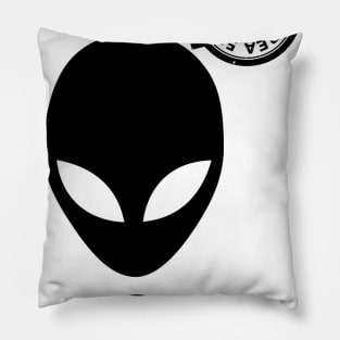 1ST Annual - Area 51 5k Alien T-shirt UFO Pillow