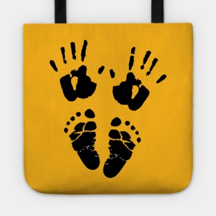 Hands and Feet Maternity T-shirt T-Shirt Tote