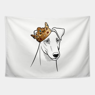 Smooth Fox Terrier Dog King Queen Wearing Crown Tapestry