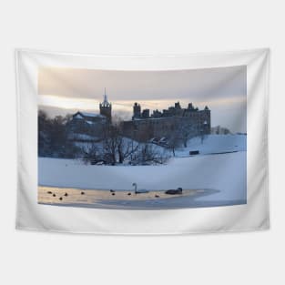 Snowy Linlithgow Palace ( Wentworth Prison in  Outlander) Tapestry