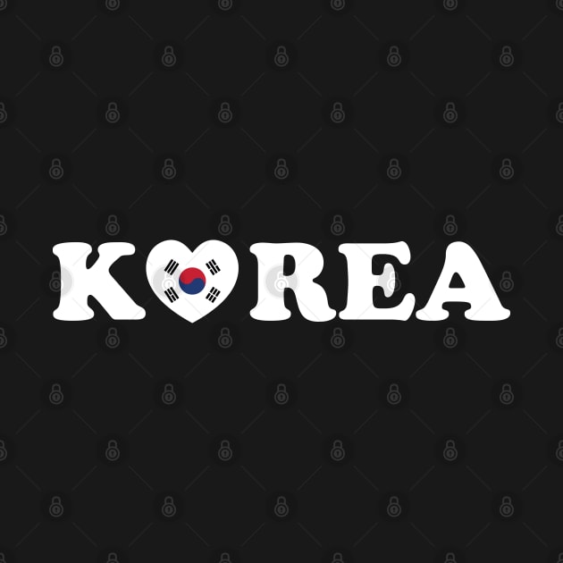 Korea Love Heart Flag by tinybiscuits