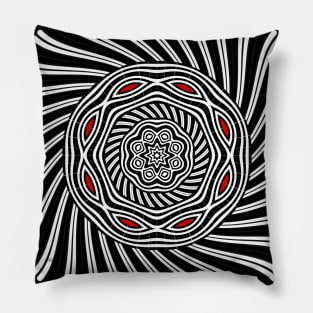 Geometric monochrome Pillow