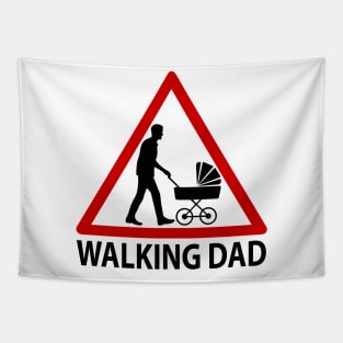 Walking dad Tapestry