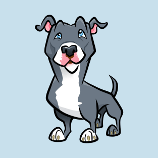 Blue Pit Bull T-Shirt