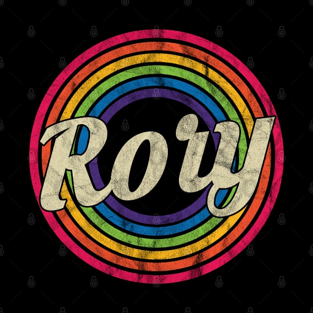 Rory - Retro Rainbow Faded-Style by MaydenArt