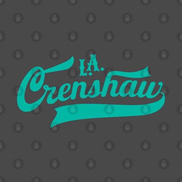 Los Angeles Crenshaw classic - Crenshaw LA - L.A. Crenshaw Logo by Boogosh
