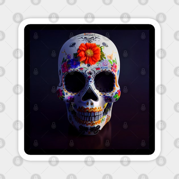 Dia de los muertos - Day of the dead Magnet by Pikantz