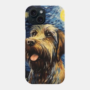 Wirehaired Pointing Griffon Starry Night Phone Case