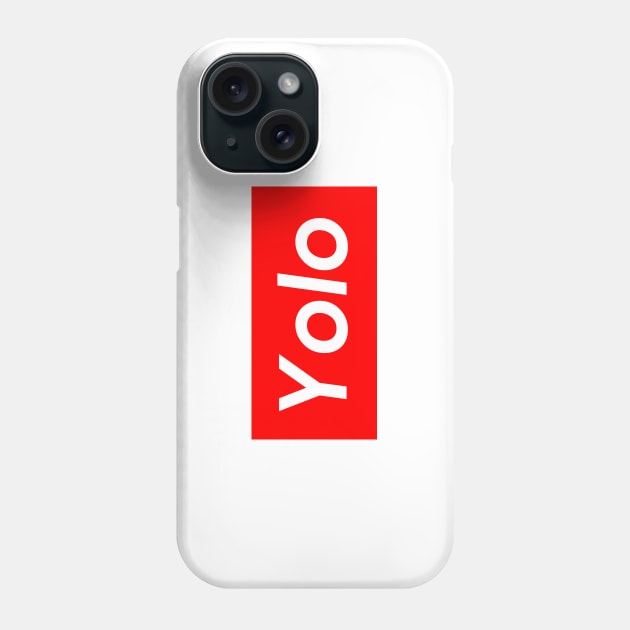 Yolo (Red) Phone Case by Graograman
