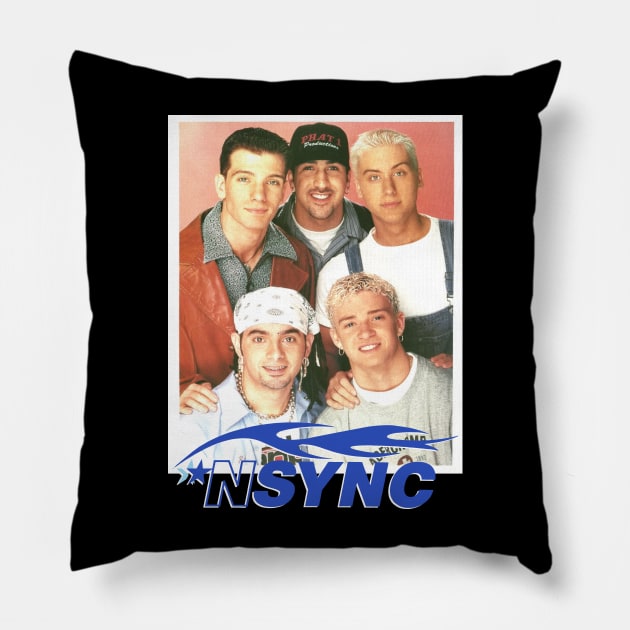 Nsync Vintage Style Pillow by Indranunik