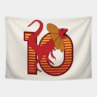 10 Lizards leaping Tapestry