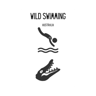 Wild Swimming , Australia. T-Shirt