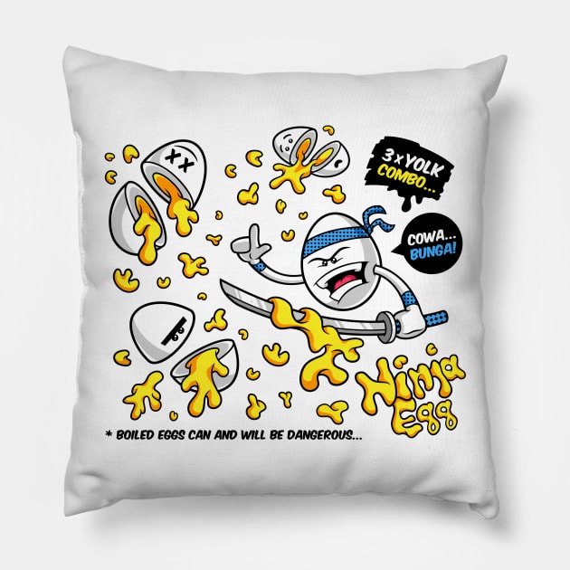 Ninja Egg Pillow by Squinked