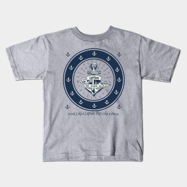 Captain Pirate graphic t-shirt design