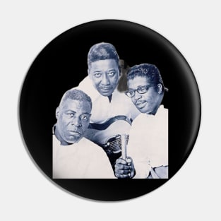 Muddy Waters, Howlin Wolf, Bo Diddly Pin