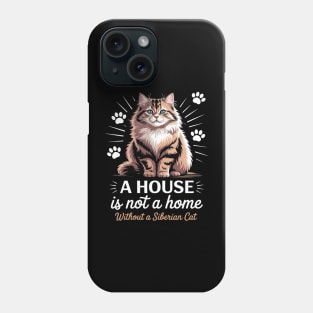 Russian Longhair Cat Sunshine Siberian Forest Cat Phone Case