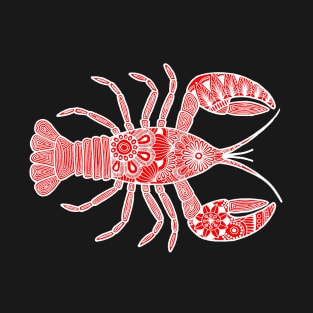 Lobster (red and white horizontal) T-Shirt