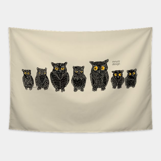 Owls Tapestry by mnutz