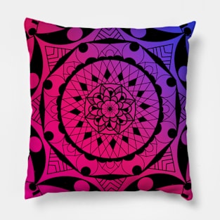 Retro mandala Pillow