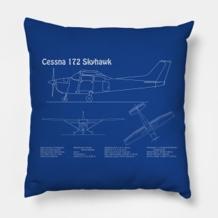 Cessna 172 Skyhawk - ADpng Pillow